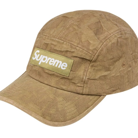 Supreme FAT TIP JACQUARD DENIM CAMP CAP - Picture 2 of 11